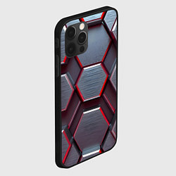 Чехол для iPhone 12 Pro Max Бордовый бронежилет, цвет: 3D-черный — фото 2