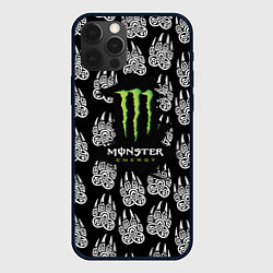 Чехол iPhone 12 Pro Max Monster energy медвежьи лапы