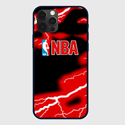 Чехол для iPhone 12 Pro Max NBA шторм, цвет: 3D-черный
