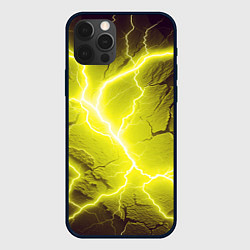 Чехол iPhone 12 Pro Max Color yellow black