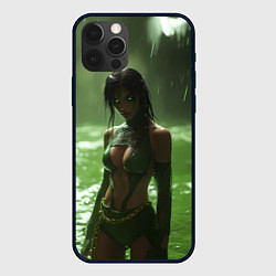 Чехол для iPhone 12 Pro Max Джейд мортал комбат, цвет: 3D-черный