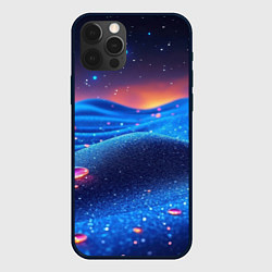 Чехол iPhone 12 Pro Max Синяя дюна - текстура