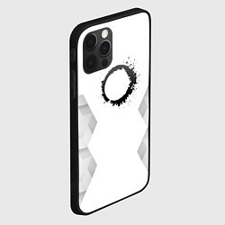 Чехол для iPhone 12 Pro Max The Callisto Protocol white poly, цвет: 3D-черный — фото 2