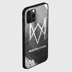 Чехол для iPhone 12 Pro Max Watch Dogs - grey gradient, цвет: 3D-черный — фото 2
