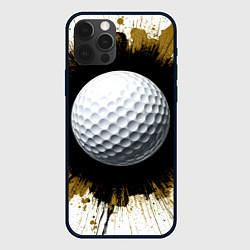 Чехол iPhone 12 Pro Max Мяч для гольфа на белом