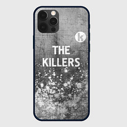 Чехол для iPhone 12 Pro Max The Killers - grey gradient посередине, цвет: 3D-черный
