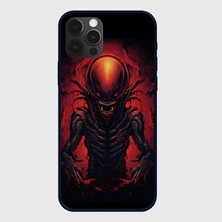 Чехол iPhone 12 Pro Max Злой инопланетянин из портала
