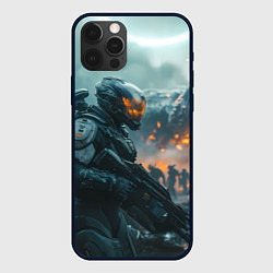 Чехол iPhone 12 Pro Max Инопланетный боец