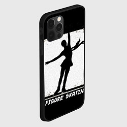 Чехол для iPhone 12 Pro Max Figure skating, цвет: 3D-черный — фото 2