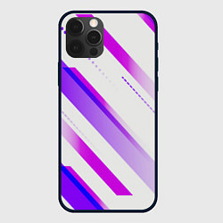 Чехол для iPhone 12 Pro Max Color white pink, цвет: 3D-черный