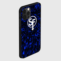 Чехол для iPhone 12 Pro Max Sally Face blue energy, цвет: 3D-черный — фото 2