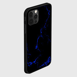 Чехол для iPhone 12 Pro Max Color black blue, цвет: 3D-черный — фото 2