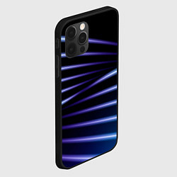 Чехол для iPhone 12 Pro Max Color black blue, цвет: 3D-черный — фото 2