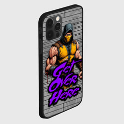 Чехол для iPhone 12 Pro Max Мортал комбат скорпион, цвет: 3D-черный — фото 2