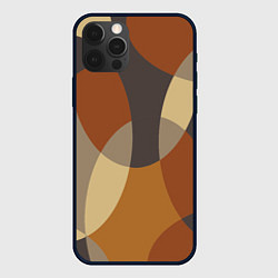 Чехол для iPhone 12 Pro Max Графические цветные текстуры и паттерны, цвет: 3D-черный