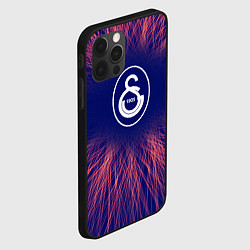 Чехол для iPhone 12 Pro Max Galatasaray red energy, цвет: 3D-черный — фото 2