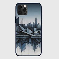 Чехол iPhone 12 Pro Max Небоскребы и скалы