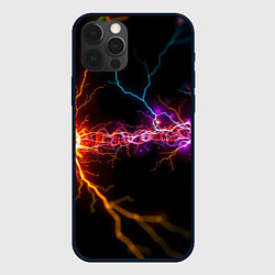 Чехол iPhone 12 Pro Max Две неоновые вспышки