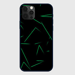 Чехол iPhone 12 Pro Max Color light green line