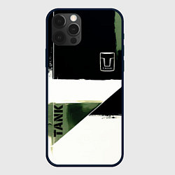 Чехол для iPhone 12 Pro Max Tank логотип машины, цвет: 3D-черный