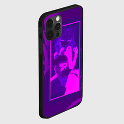 Чехол для iPhone 12 Pro Max Anime girl neon, цвет: 3D-черный — фото 2