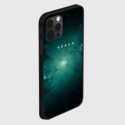 Чехол для iPhone 12 Pro Max Космос галактика вселенная, цвет: 3D-черный — фото 2