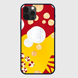 Чехол для iPhone 12 Pro Max Анималистичный паттерн, цвет: 3D-черный