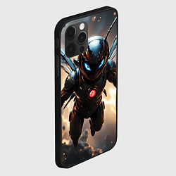 Чехол для iPhone 12 Pro Max Человек-оса, цвет: 3D-черный — фото 2