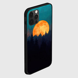 Чехол для iPhone 12 Pro Max Night in the forest, цвет: 3D-черный — фото 2