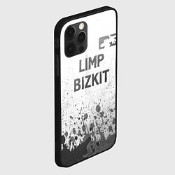 Чехол для iPhone 12 Pro Max Limp Bizkit - white gradient посередине, цвет: 3D-черный — фото 2