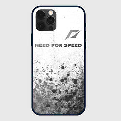 Чехол для iPhone 12 Pro Max Need for Speed - white gradient посередине, цвет: 3D-черный