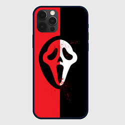 Чехол для iPhone 12 Pro Max Маска крик, цвет: 3D-черный