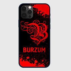 Чехол iPhone 12 Pro Max Burzum - red gradient