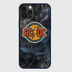 Чехол iPhone 12 Pro Max ACDC логотип олдскул