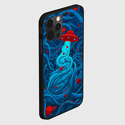 Чехол для iPhone 12 Pro Max Контакт с хаосом, цвет: 3D-черный — фото 2