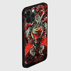 Чехол для iPhone 12 Pro Max Doom постер к игре, цвет: 3D-черный — фото 2