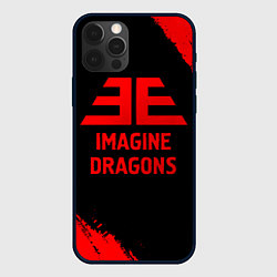 Чехол iPhone 12 Pro Max Imagine Dragons - red gradient