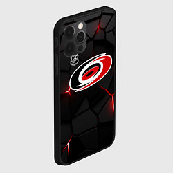 Чехол для iPhone 12 Pro Max Каролина Харрикейнз - НХЛ хоккей, цвет: 3D-черный — фото 2
