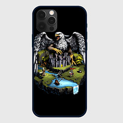 Чехол для iPhone 12 Pro Max Королевский грифон замка - Герои Меча и Магии 3, цвет: 3D-черный