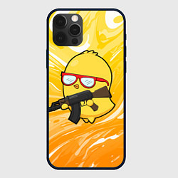 Чехол iPhone 12 Pro Max Курица и автомат