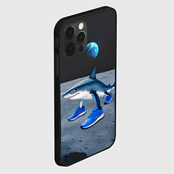Чехол для iPhone 12 Pro Max Акула мем, тралалеро тралала, цвет: 3D-черный — фото 2