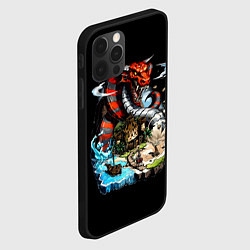 Чехол для iPhone 12 Pro Max Аспид причала - Герои Меча и Магии 3, цвет: 3D-черный — фото 2