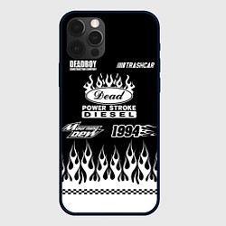 Чехол iPhone 12 Pro Max Dead black - Bones