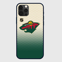 Чехол iPhone 12 Pro Max Миннесота Уайлд - геометрический градиент