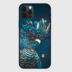 Чехол iPhone 12 Pro Max Попугай акварельный - big picture