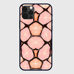 Чехол iPhone 12 Pro Max Розовые пятна жирафа