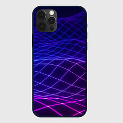 Чехол iPhone 12 Pro Max Абстрактные волны из сот