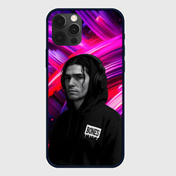 Чехол iPhone 12 Pro Max Bones в наушниках