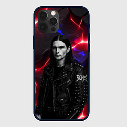 Чехол для iPhone 12 Pro Max Bones в косухе, цвет: 3D-черный