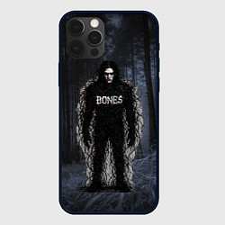 Чехол для iPhone 12 Pro Max Bones в стиле ужасов, цвет: 3D-черный